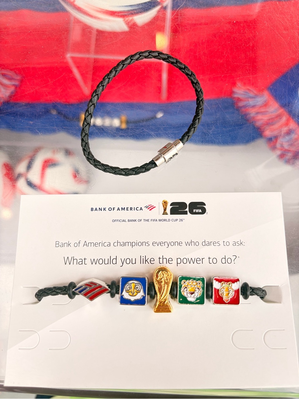 FIFA fan fest bracelet black small band